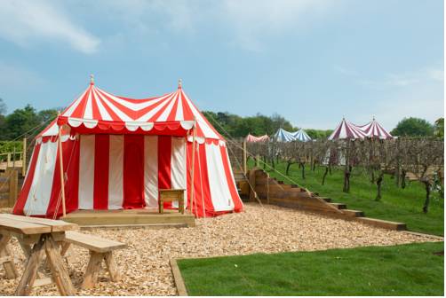 Leeds Castle Knights Glamping reception